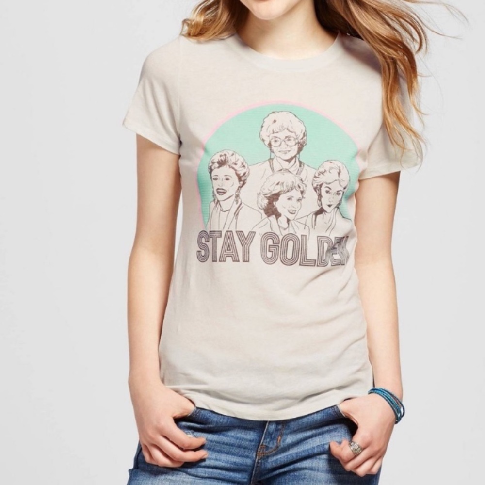 NEW: Golden Girls - STAY GOLDEN - Shirt Small - BETTY WHITE